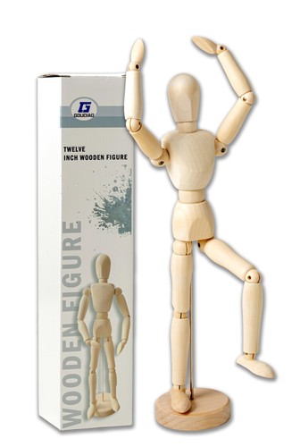 Mannequin bois dessin - à,