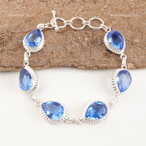 Poire tanzanite pierre 925 - poire,