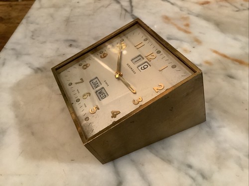 Swiss wakmann brass desk - wakmann,