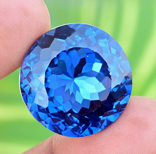 Rare naturel topaze bleu - rare,