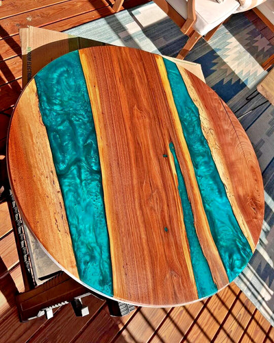 Table basse résine - résine, époxy