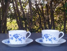 2 Tasses à Chocolat Déjeuner Havilland Porcelaine de Limoges 