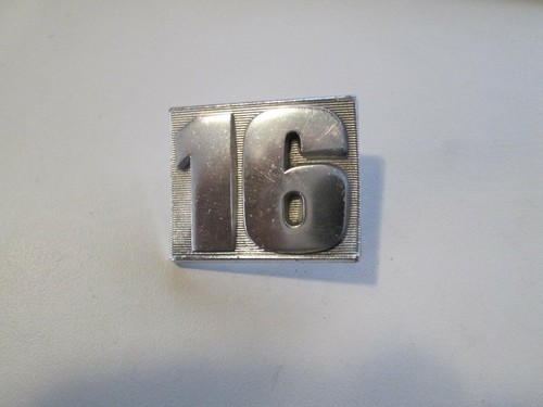 Sigle insigne logo aluminium