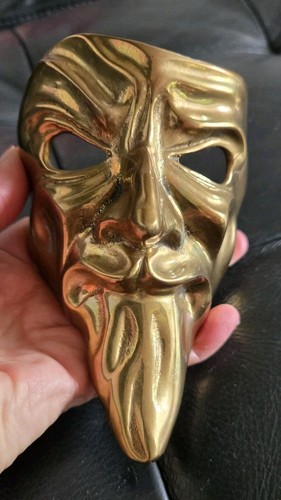 Venise masque bronze artiste - venise,