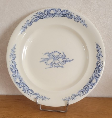 Assiette plate ancienne xixe - ancienne,