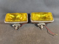 Ancien paire de phares rectangulaire automobile SEMR IODE HR E2 208 à restaurer