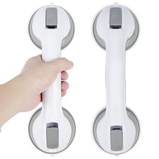 Poignée Ventouse, Douche, 2 Barre de Maintien Douche, Salle de Bain Baie Vitr...