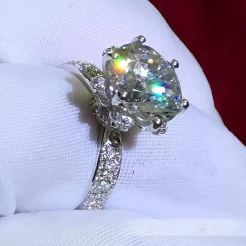 Bague blanc 750 1000 18 - bague, 750/1000