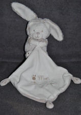 ?Mon Doudou Ours Lapin Mouchoir SIMBA TOYS NICOTOY KIABI Blanc Beige Crème TTBE