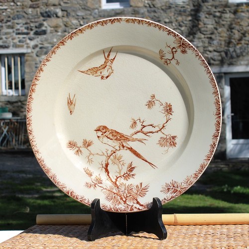 Ancien plat rond - , 32.5