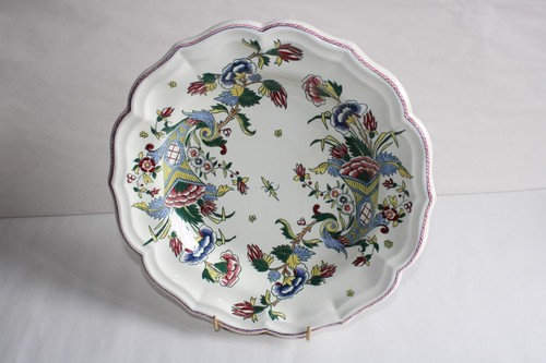 Plat rond creux faïence - en,