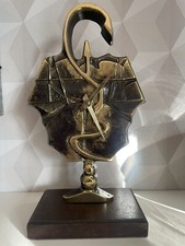 Horloge Sur Pied en Bronze Caducée 