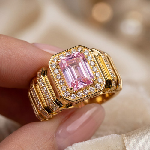 Bague vintage pierre topaze - bague,