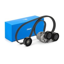 SKF Jeu de courroies trapézoïdales à nervures Kit de courroies d'accessoire VKMA