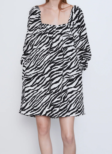 Robe zara 100 coton motifs - zara,
