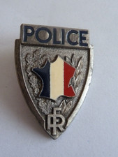 ORIGINAL ANCIEN INSIGNE DE LA POLICE NATIOLNALE FRANCAISE TBE