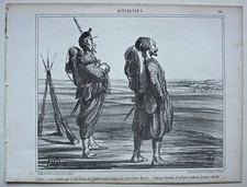 Lithographie de Daumier/sur