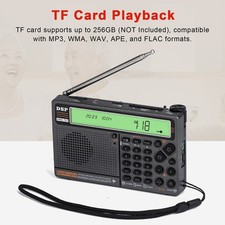 HanRongDa HRD-757 Multi-band Radio FM AM MW SW V.UHF AIR WB Portable Radio APP