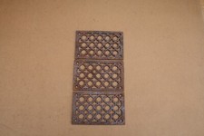 Lot de 3 anciennes grilles d'aeration