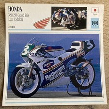 Honda NSR250 GP Luca Cadalora 250 NSR 1991 carte moto collection Atlas Japon