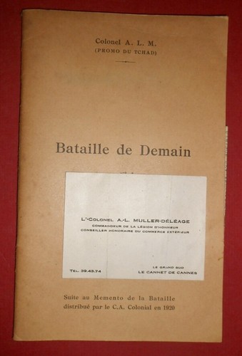 Bataille demain colonel - bataille,