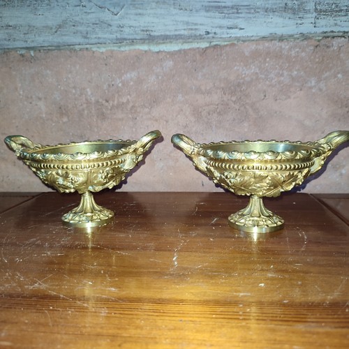 Paire cassolette bronze - paire,
