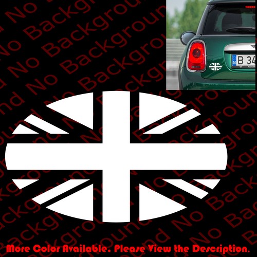 Oval union jack vinyl decal - oval,