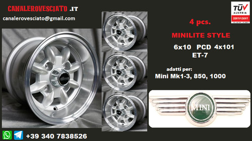 Jantes alliage minilite 10 - minilite,