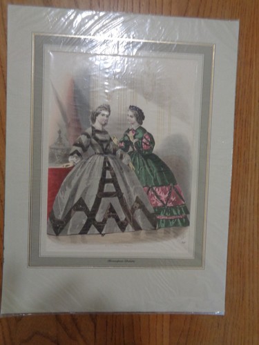 Grande gravure couleur - de, mode