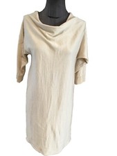 Très Belle Et Authentique Robe Laine Beige Fendi 38 Tbe