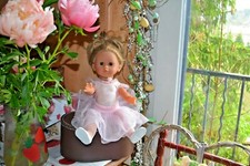 poupee corolle  ballerine etat neuf blonde ravissante les yeux se ferment 2006 c