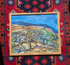 HSC ÉCOLE RUSSE-JUIF SOUTINE... PAYSAGE ISRAËL EXPRESSIONNISTE SIGNE (7)