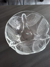Plat Saladier Cristal D'arques Centre De Table Style Lalique 
