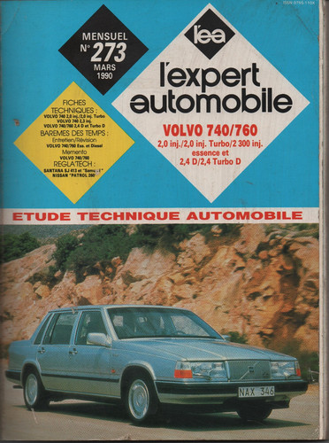 Revue technique 1990 - revue, volvo
