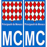Autocollant Monaco
