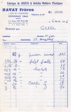 01 OYONNAX fabricant RAVAT FRERES 1956 jouets