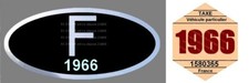 vignette 1966 + adhésif F