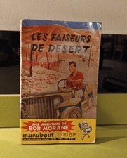 H. VERNES  BOB MORANE 7 LES FAISEURS DE DÉSERT TYPE 2 MARABOUT JUNIOR 42  1955