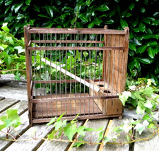 Ancienne cage oiseau en - ancienne,