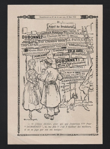 Publicité 1910 dubonnet vin - publicité,