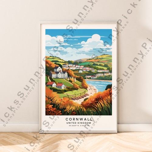 Cornwall angleterre imprimé - cornwall,