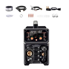 Poste à Souder MIG 200 A 4 en 1 Fonction MIG sans Gaz au Gaz MMA Lift TIG