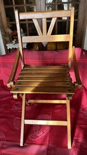 Chaise pliante enfant en bois
