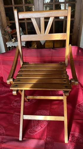 Chaise pliante enfant - , bois