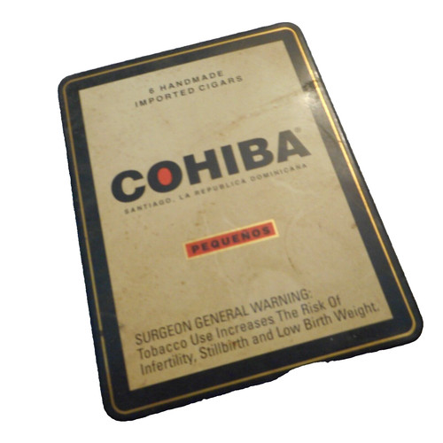 Cohiba pequenos cigar - pequenos, metal