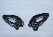 PLATINES 2 HEELS PLATE TRIUMPH ROCKET 3 III 2020 2021 2022 2023 100% CARBONE