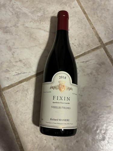 Fixin bouteille vin rouge - fixin,