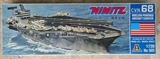 Maquette Italeri No 503 Nimitz C.V.N 68 (Porte-avions Américain) Sans Avions !