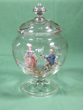 Grand bocal drageoir sur pied