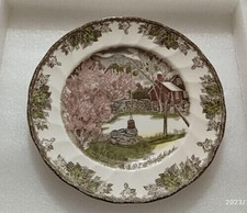 Assiette Porcelaine Johnson Bros Thé Friendly Village England collection